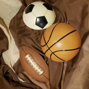 Football, Soccer & Basketball Wall Decor